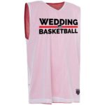 Wedding Basketball Reversible Jersey rot/weiß