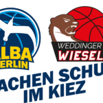 Logo ALBA und Weddinger Wiesel